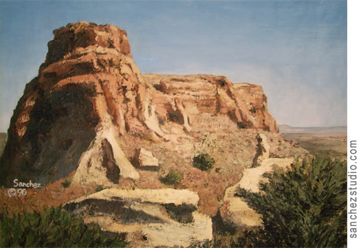 High Rock Near Acoma